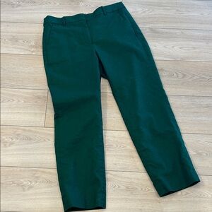 J. Crew Women's Dark Green Cropped Pants